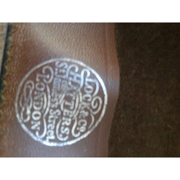 Lock & Co Hatters. St James Street London Bowler Hat Brown  Size 7 Vintage - Picture 6 of 7